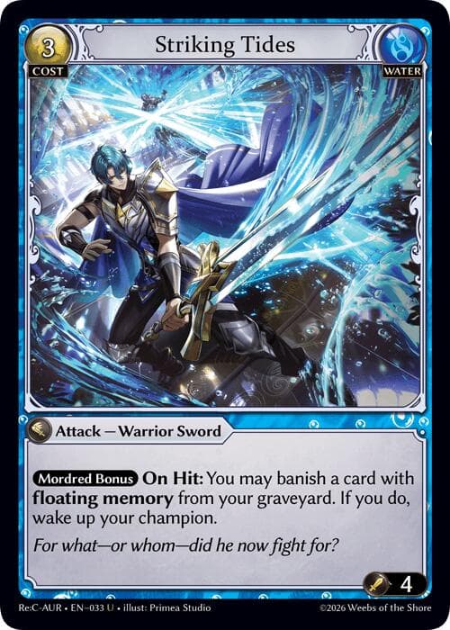 Striking Tides — Mordred Re: Collection, Aurelian Regent card