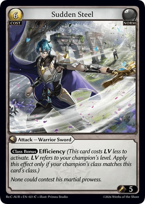 Sudden Steel — Mordred Re: Collection, Aurelian Regent card
