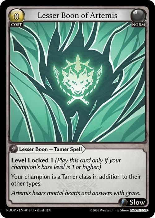 Lesser Boon of Artemis — Radiant Origins: Pantheon card