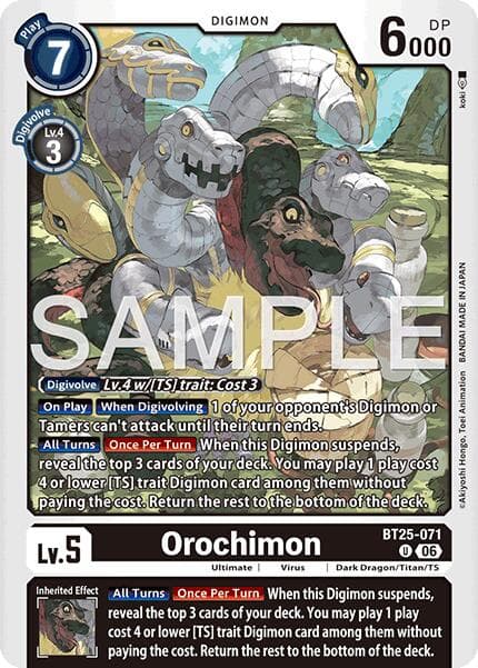 Orochimon — Dual Revolution card