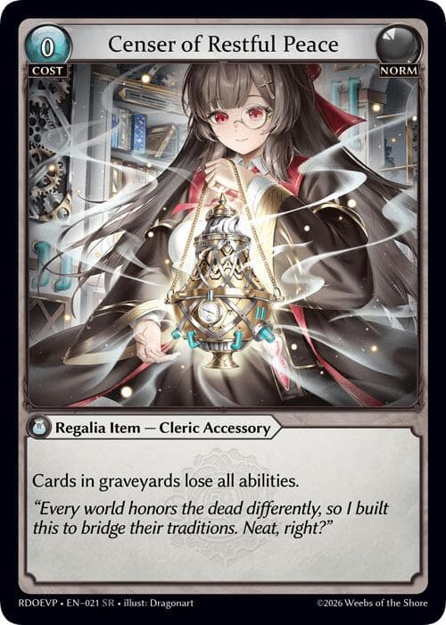 Censer of Restful Peace — Radiant Origins Event Pack card