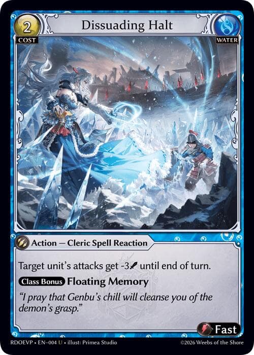 Dissuading Halt — Radiant Origins Event Pack card