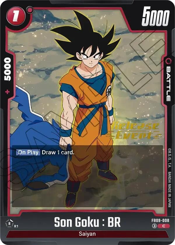Son Goku : BR - FB09-008 — Dual Evolution Release Event Cards card