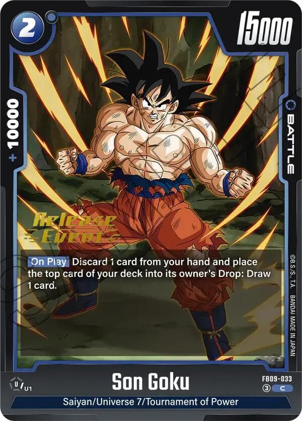 Son Goku - FB09-033 — Dual Evolution Release Event Cards card