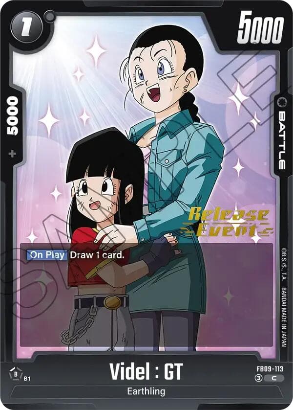 Videl : GT — Dual Evolution Release Event Cards card