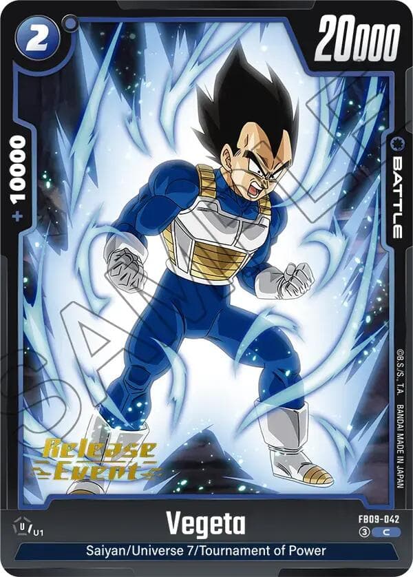 Vegeta - FB09-042 — Dual Evolution Release Event Cards card