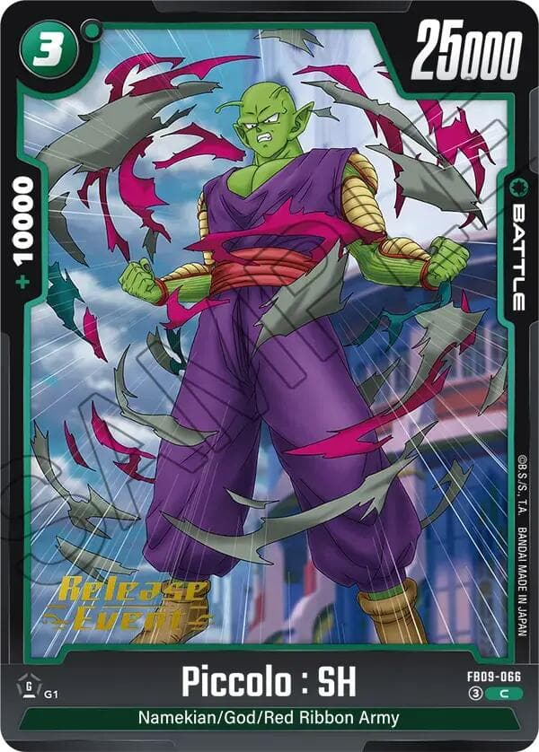 Piccolo : SH - FB09-066 — Dual Evolution Release Event Cards card