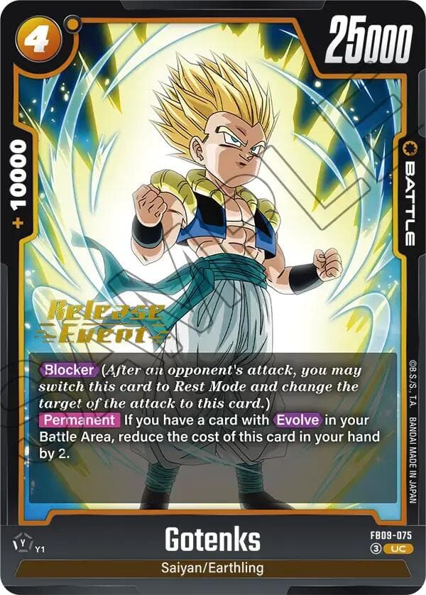 Gotenks - FB09-075 — Dual Evolution Release Event Cards card