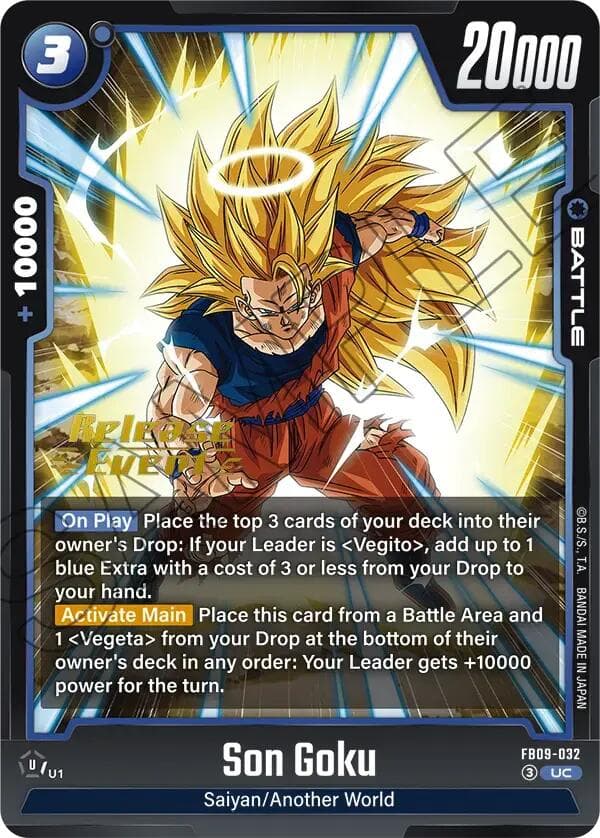 Son Goku - FB09-032 — Dual Evolution Release Event Cards card