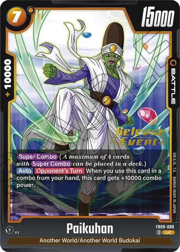 Paikuhan - FB09-088 — Dual Evolution Release Event Cards card