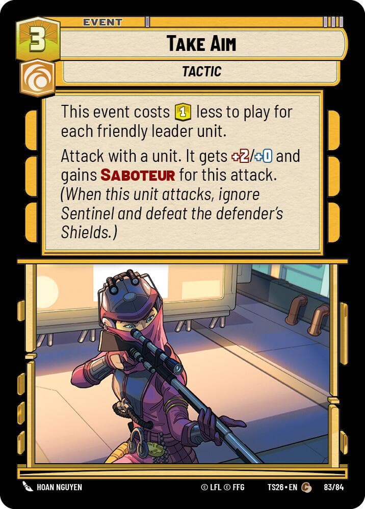 Take Aim — Twin Suns card