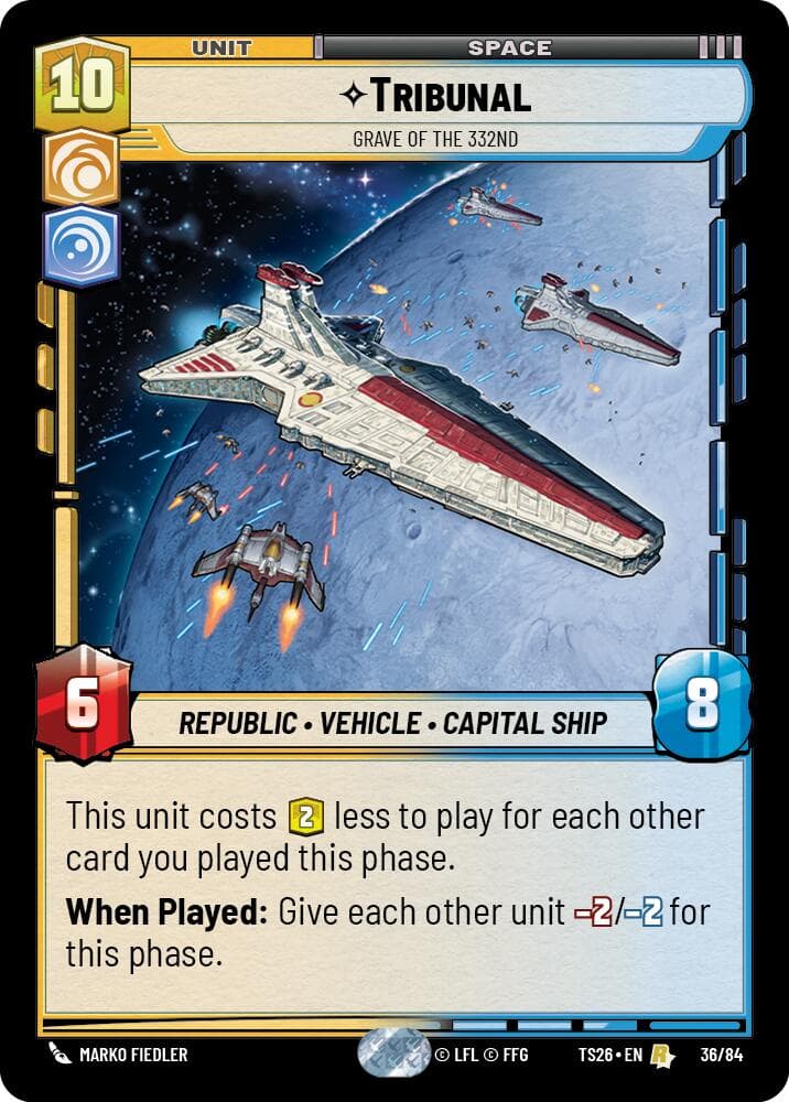 Tribunal - Grave of the 32nd — Twin Suns card