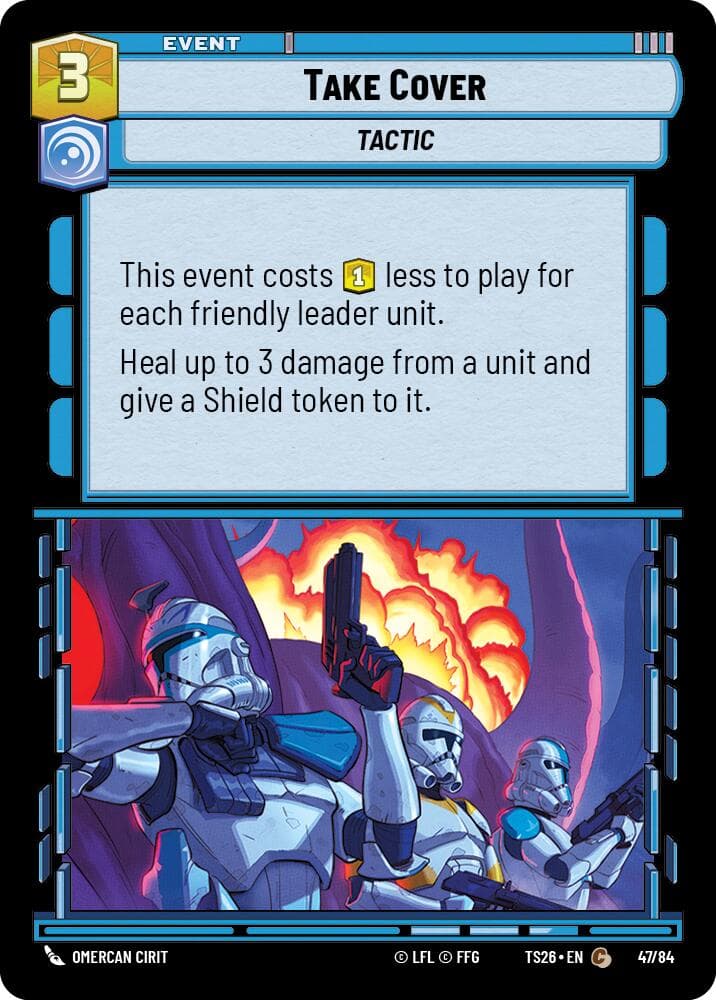 Take Cover — Twin Suns card