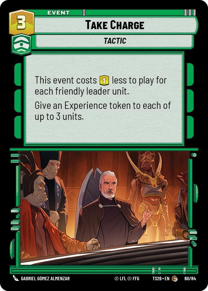 Take Charge — Twin Suns card