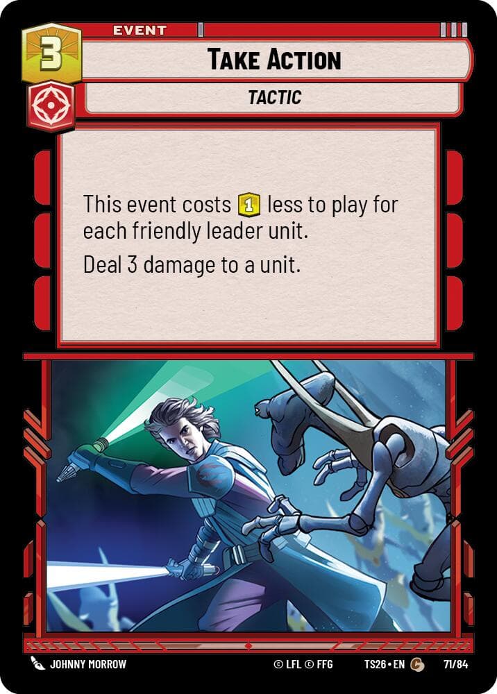 Take Action — Twin Suns card