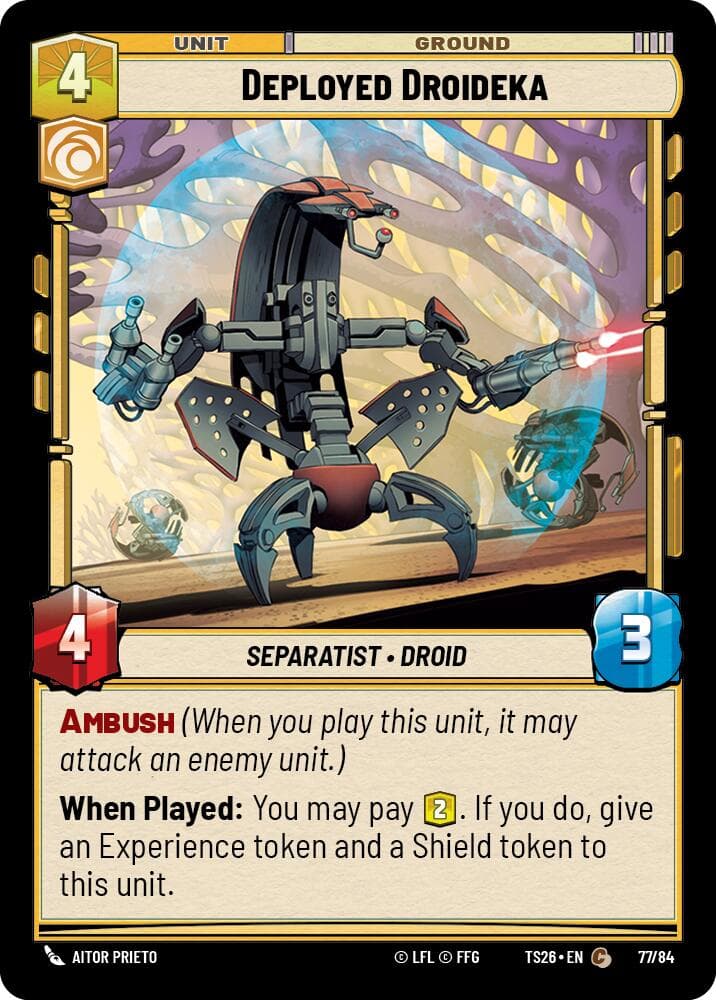 Deployed Droideka — Twin Suns card