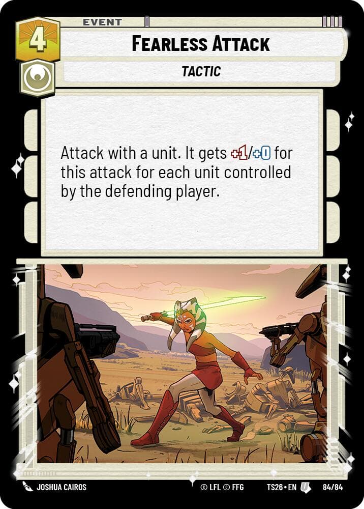 Fearless Attack — Twin Suns card