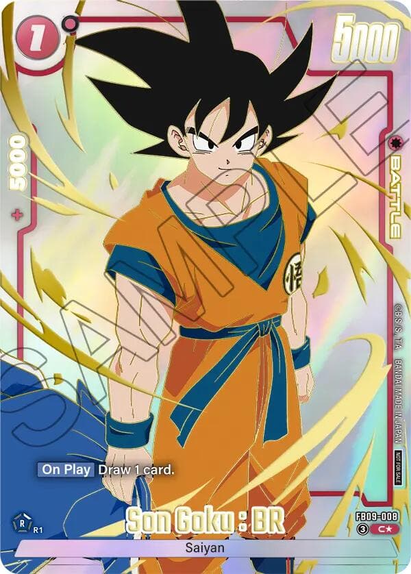 Son Goku : BR - FB09-008 (Limited Pack 26-27 WAVE1) — Tournament and Championship Promos card