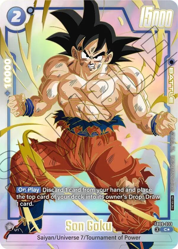Son Goku - FB09-033 (Limited Pack 26-27 WAVE1) — Tournament and Championship Promos card
