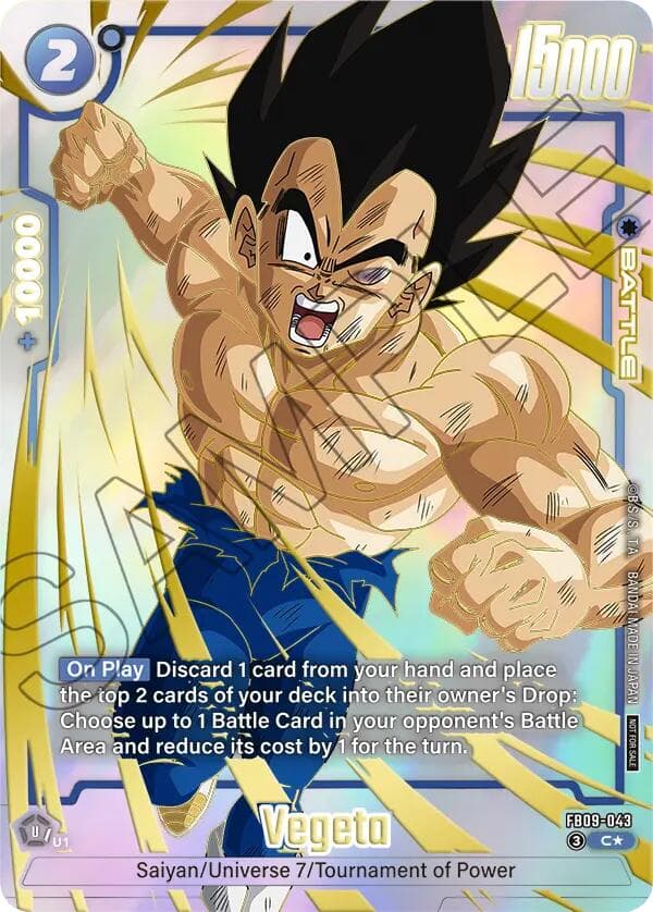Vegeta - FB09-043 — Tournament and Championship Promos card