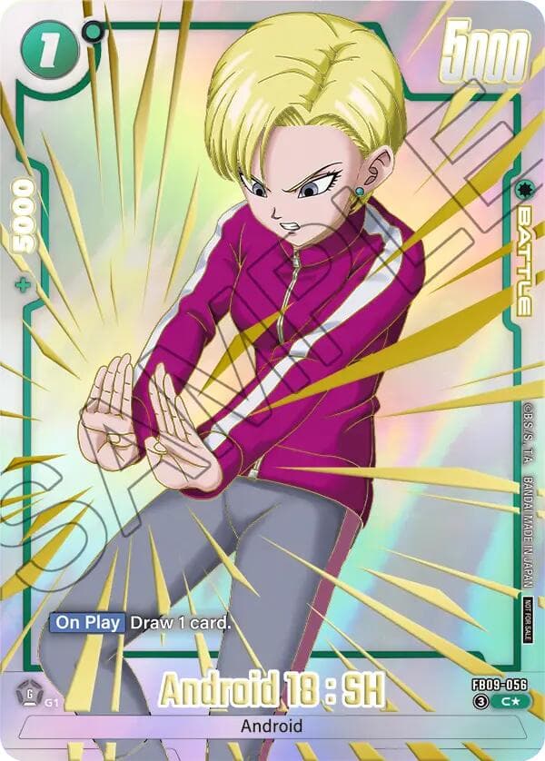Android 18 : SH (Limited Pack 26-27 WAVE1) — Tournament and Championship Promos card