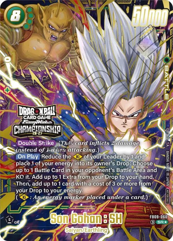 Son Gohan : SH - FB09-060 (Championship 26-27) — Tournament and Championship Promos card