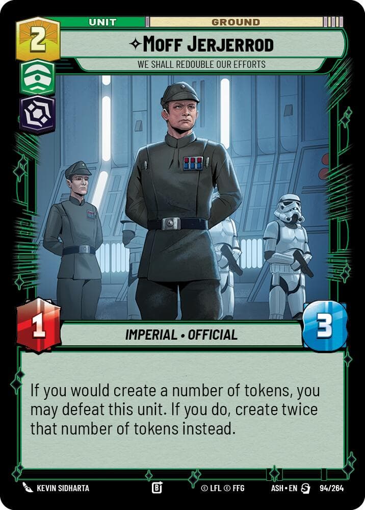 Moff Jerjerrod - We Shall Redouble Our Efforts — Ashes of the Empire card