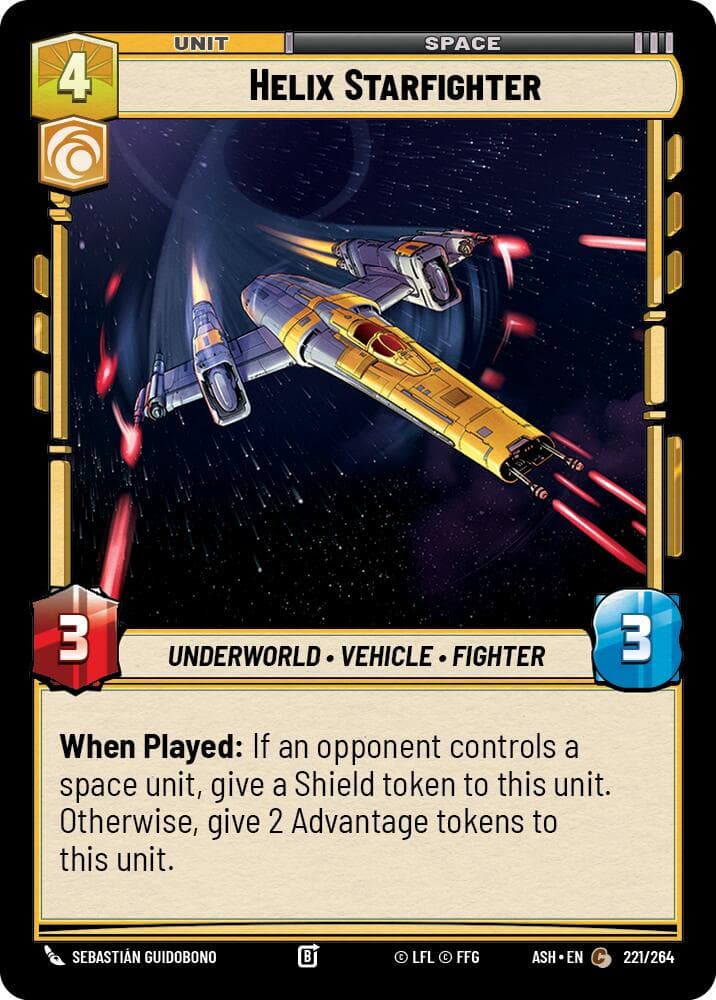 Helix Starfighter — Ashes of the Empire card