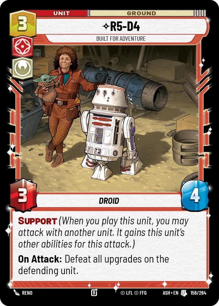 R5-D4 - Built for Adventure — Ashes of the Empire card