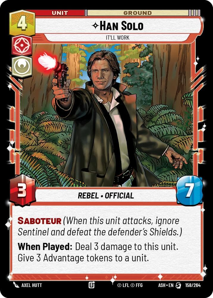Han Solo - It'll Work — Ashes of the Empire card
