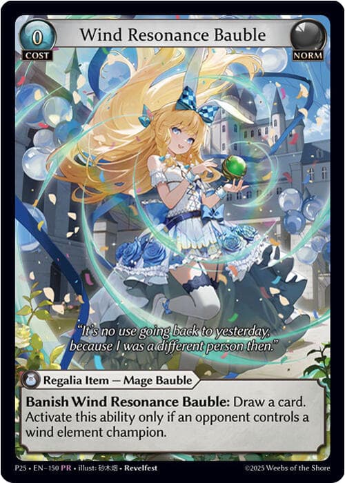 Wind Resonance Bauble — Promotional Cards card