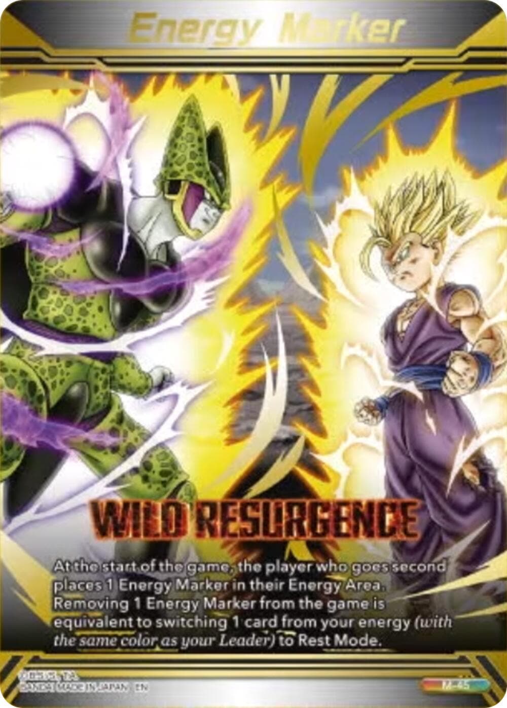 Energy Marker - Wild Resurgence (M-45) (Gold-Stamped) — Three Glorious Fighters card