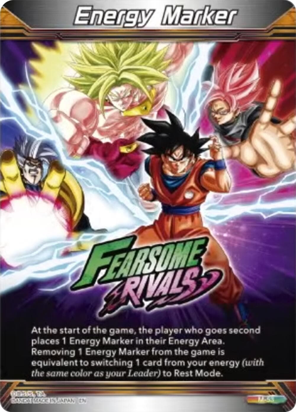 Energy Marker - Fearsome Rivals (M-53) — Three Glorious Fighters card