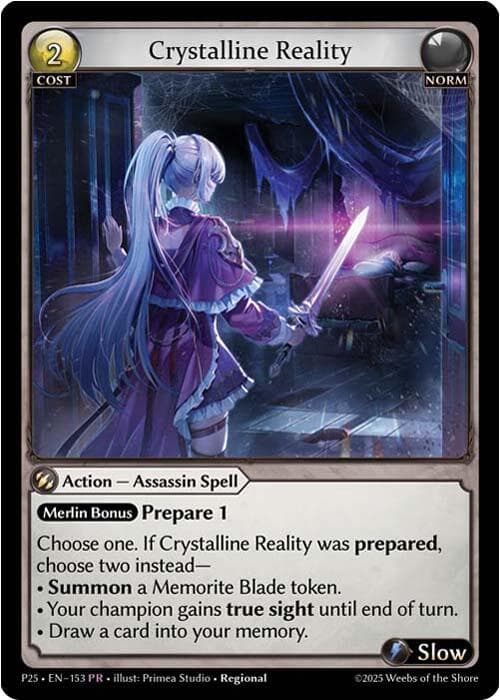 Crystalline Reality — Promotional Cards card