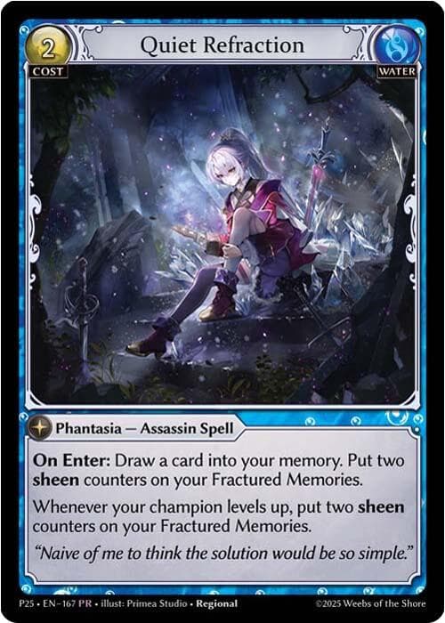 Quiet Refraction — Promotional Cards card
