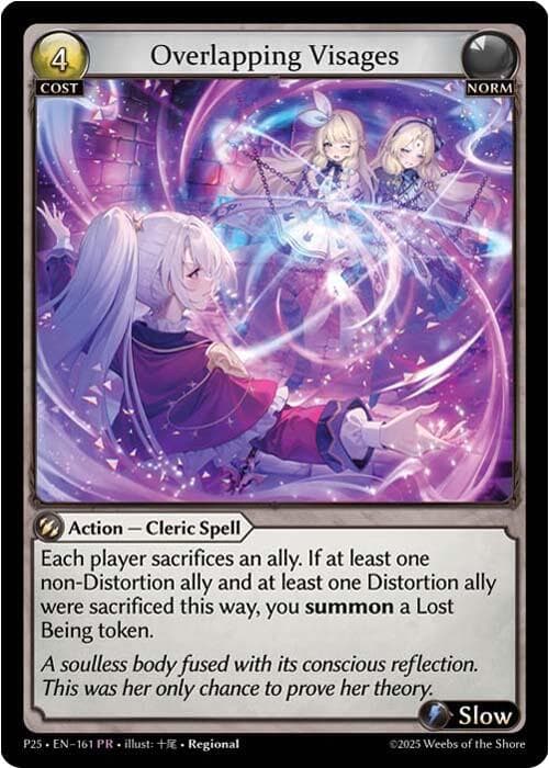 Overlapping Visages — Promotional Cards card