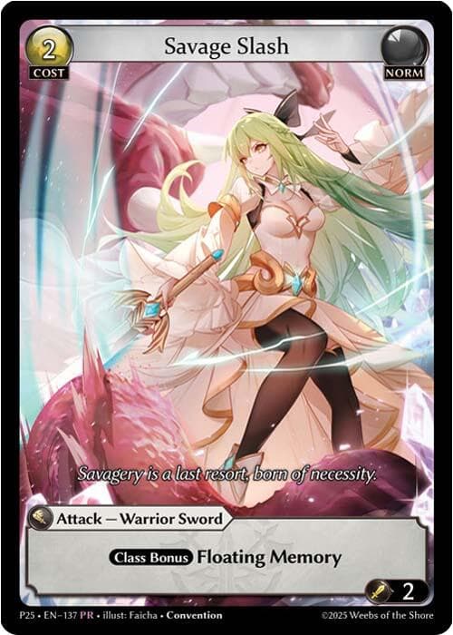 Savage Slash — Promotional Cards card