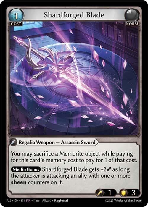 Shardforged Blade — Promotional Cards card