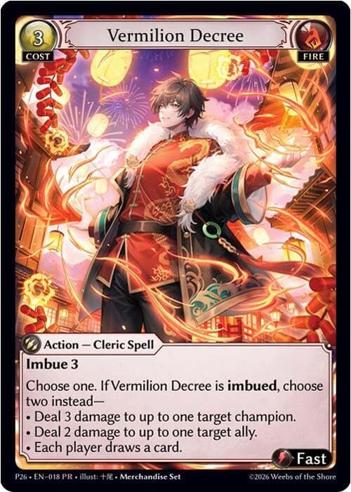 Vermilion Decree — Promotional Cards card