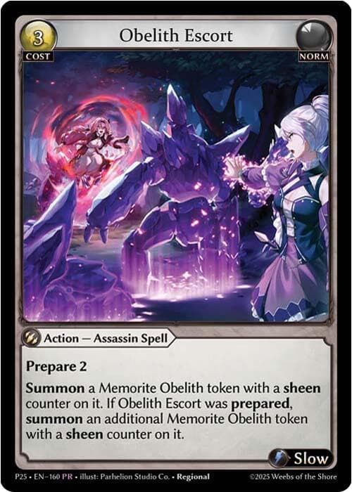 Obelith Escort — Promotional Cards card
