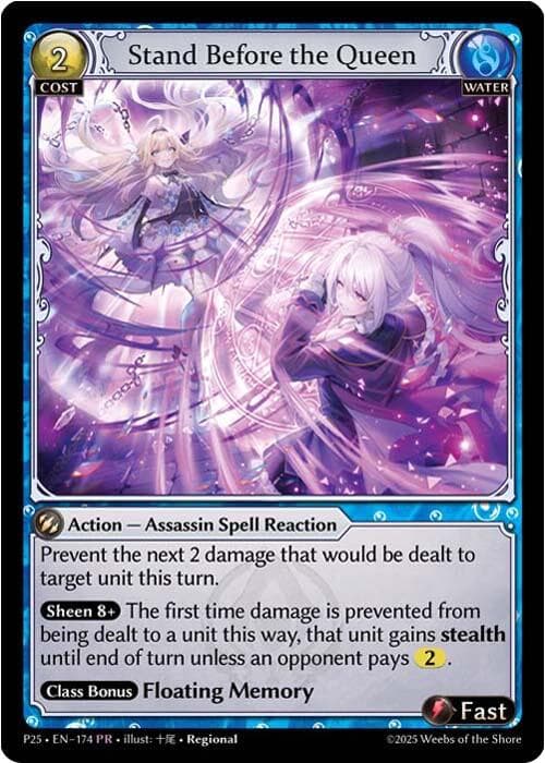 Stand Before the Queen — Promotional Cards card
