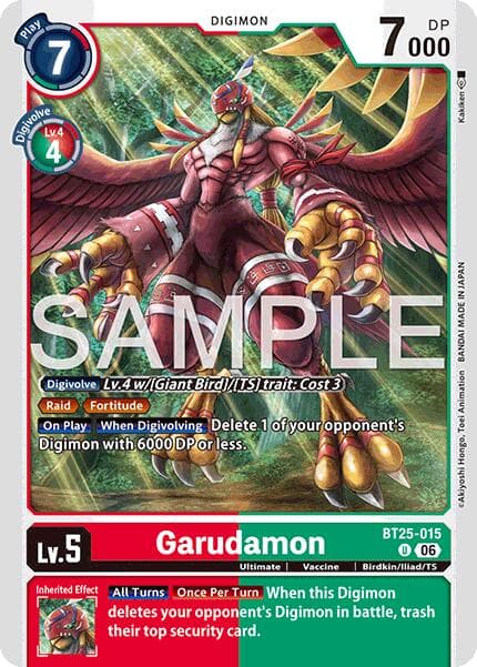 Garudamon — Dual Revolution card