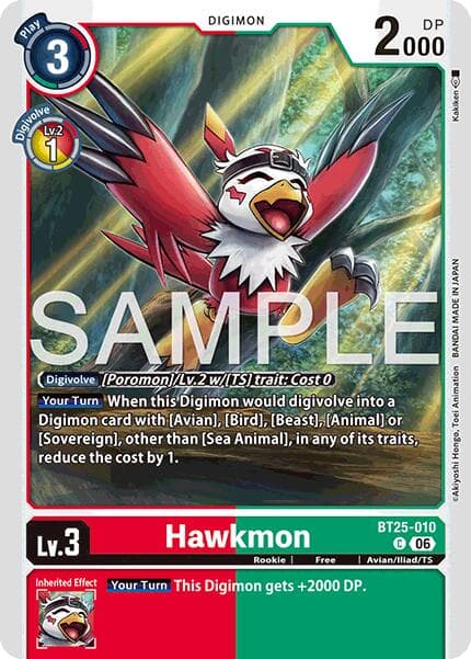 Hawkmon — Dual Revolution card
