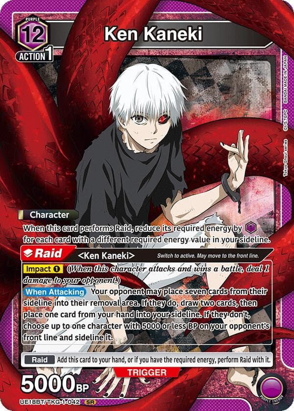 Ken Kaneki (042) — UE18BT: Tokyo Ghoul card