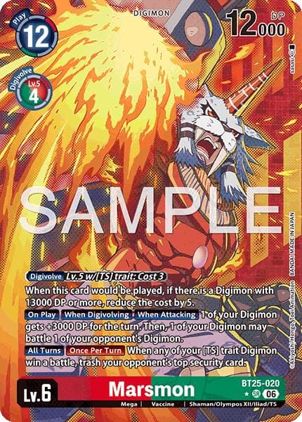 Marsmon (Alternate Art) — Dual Revolution card
