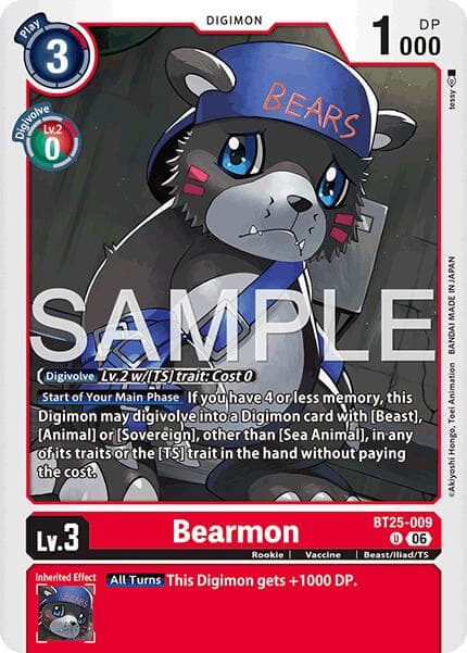 Bearmon - BT25-009 — Dual Revolution card
