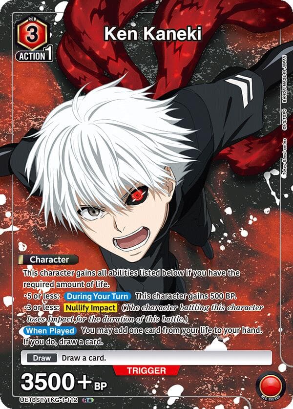 Ken Kaneki (112) (R*) — UE18ST: Tokyo Ghoul Starter Deck card