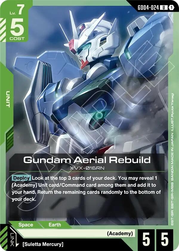 Gundam Aerial Rebuild — Phantom Aria card
