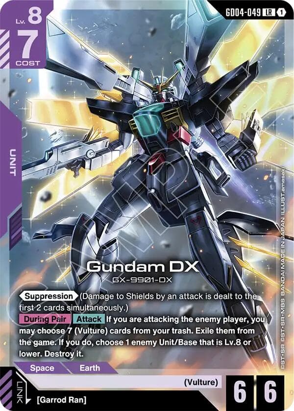 Gundam DX — Phantom Aria card