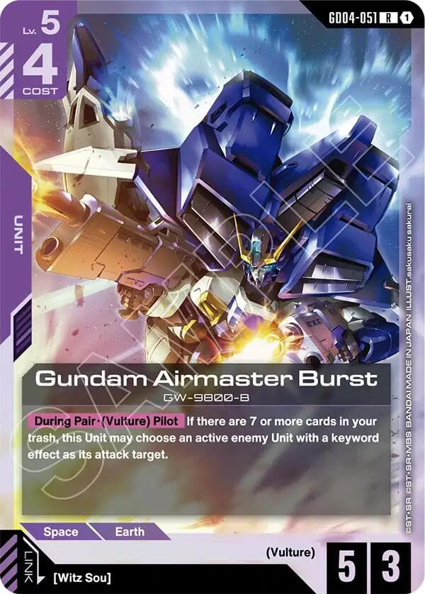 Gundam Airmaster Burst — Phantom Aria card